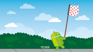 Картинка компьютеры android фон логотип облака