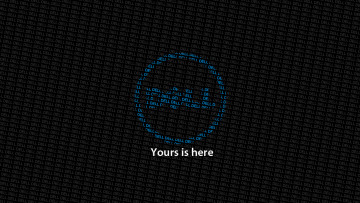 Картинка компьютеры dell фон логотип