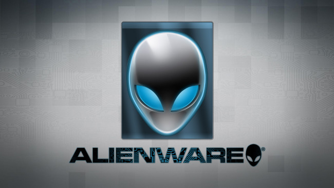 Обои картинки фото компьютеры, alienware, л, фон, логотип