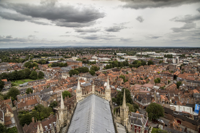 Обои картинки фото york minster,  england, города, - панорамы, england, york, minster