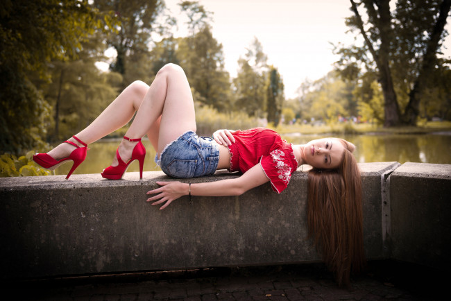 Обои картинки фото девушка, девушки, -unsort , рыжеволосые и другие, модель