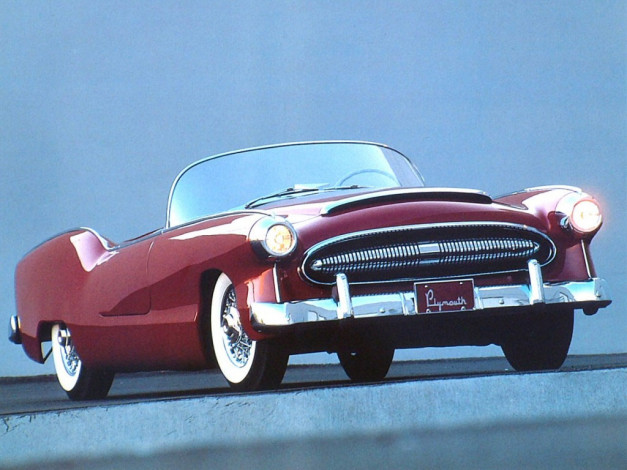 Обои картинки фото plymouth, belmont, 1954, автомобили
