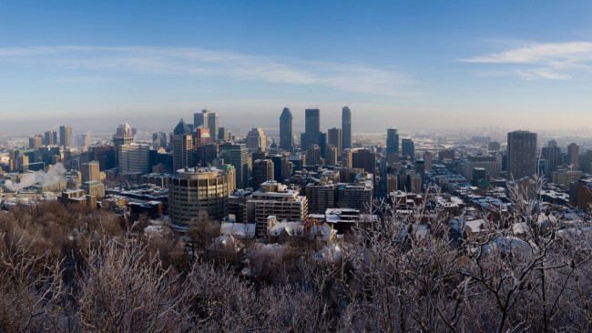 Обои картинки фото montreal, canada, города, панорамы, канада, монреаль