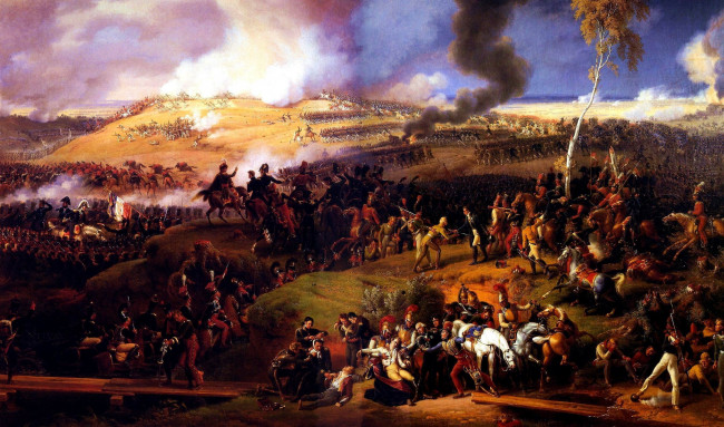 Обои картинки фото louis, lejeune, battle, of, moscow, 7th, september, 1812, рисованные