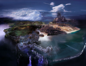 Картинка final fantasy xiii видео игры concept art