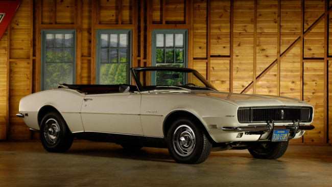 Обои картинки фото chevrolet, camaro, rs, 1968, автомобили, классика, автомобиль