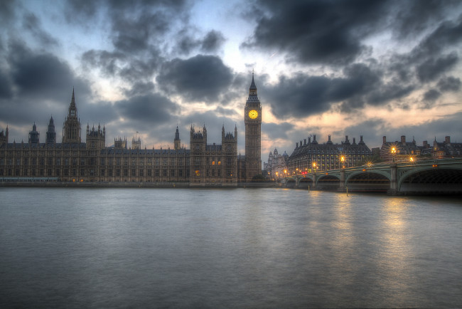 Обои картинки фото города, лондон, великобритания, парламент