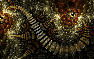 Картинка 3д графика fractal фракталы узор цвета фон