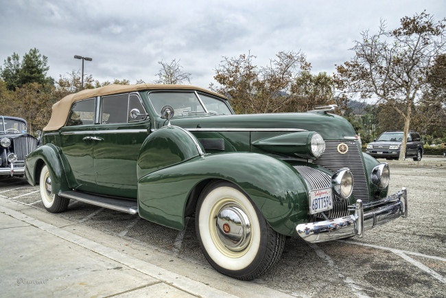 Обои картинки фото 1939 cadillac 75 fleetwood convertible sedan, автомобили, выставки и уличные фото, автошоу, выставка