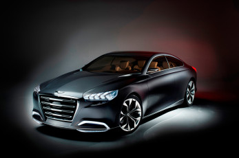 обоя hyundai hcd-14 genesis concept 2013, автомобили, hyundai, hcd-14, genesis, concept, 2013