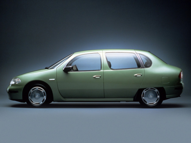 Обои картинки фото nissan aq-x concept 1993, автомобили, nissan, datsun, 1993, concept, aq-x