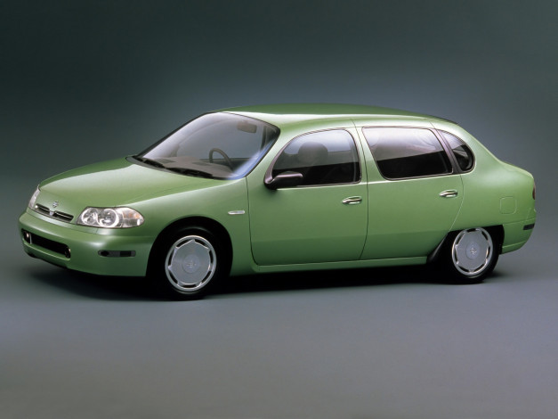 Обои картинки фото nissan aq-x concept 1993, автомобили, nissan, datsun, 1993, concept, aq-x