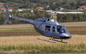 Картинка agusta-bell+ab-206a+jetranger авиация вертолёты вертушка