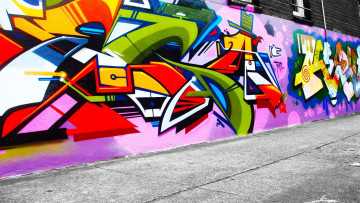 Картинка разное граффити стена дорога