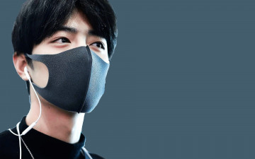 обоя мужчины, xiao zhan, лицо, маска, свитер