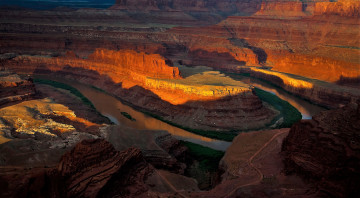Картинка природа горы скалы каньон река