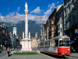 Картинка maria theresa strasse innsbruck austria города памятники скульптуры арт объекты