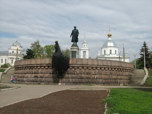 Обои картинки фото тверь, афанасий, города, памятники, скульптуры, арт, объекты