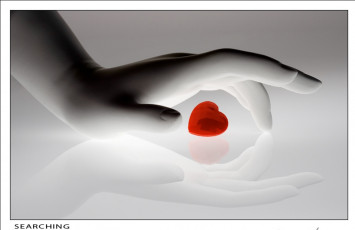 Картинка 3д графика romance тепла поиск рука сердечко
