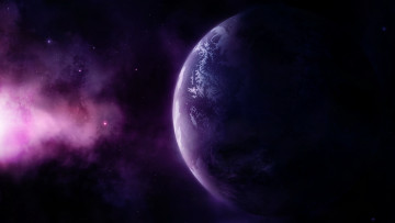Картинка космос арт планета туманность