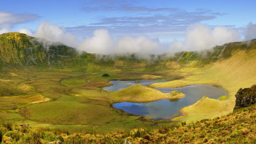 Картинка природа пейзажи озеро облака