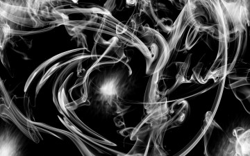 Картинка 3д графика abstract абстракции тёмный фон дымка