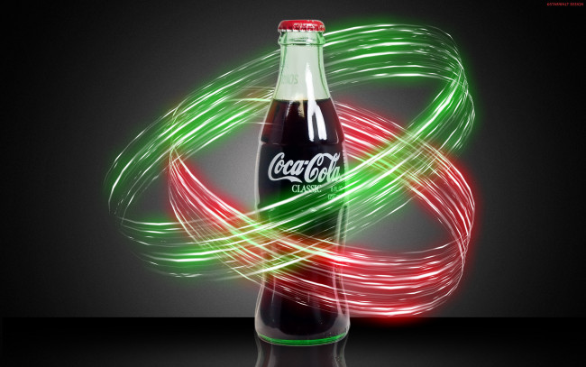Обои картинки фото бренды, coca, cola, графика, кока-кола