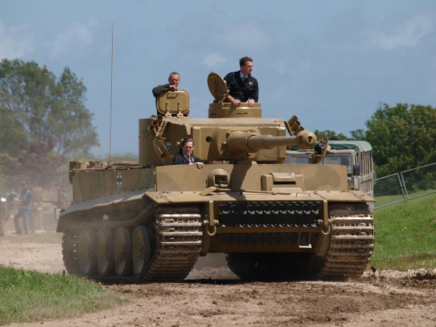 Обои картинки фото tiger, техника, военная, тяжелый, танк, германия, 2-я, мировая