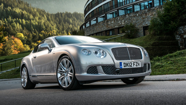 Обои картинки фото bentley, continental, автомобили, изящество, автомобиль, скорость, мощь, стиль