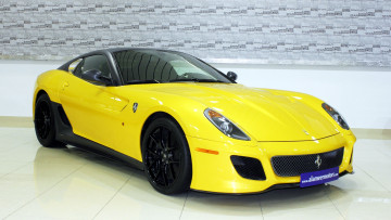 Картинка ferrari 599 gtb fiorano автомобили выставки уличные фото италия спортивные гоночные s p a