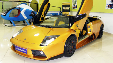 Картинка lamborghini murcielago автомобили выставки уличные фото спортивные класс-люкс италия automobili holding s p a