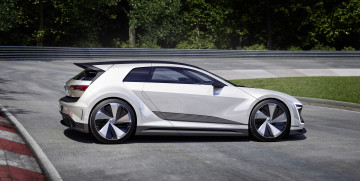 обоя автомобили, volkswagen, sport, concept, gte, golf, 2015г