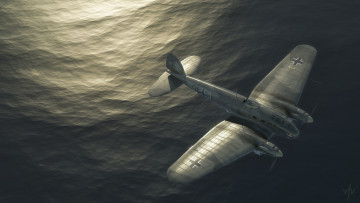 Картинка 3д+графика армия+ military самолет полет