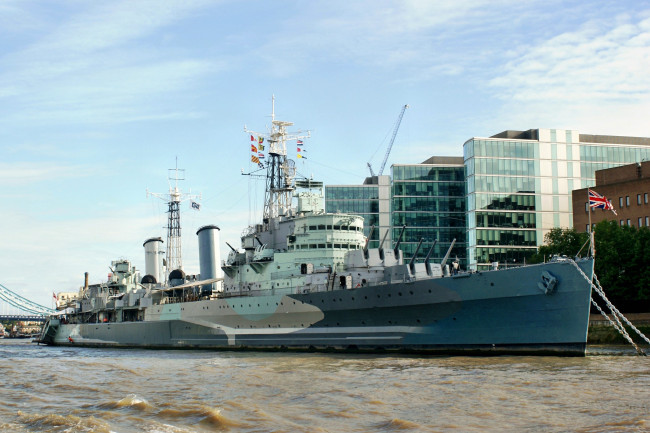 Обои картинки фото hms belfast, корабли, крейсеры,  линкоры,  эсминцы, вмф