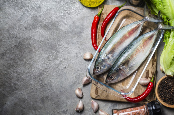 Картинка еда рыба +морепродукты +суши +роллы чеснок специи скумбрия