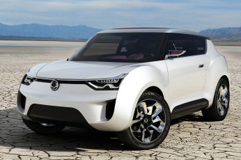 Картинка ssang+yong+xiv-2+concept+2012 автомобили 3д xiv-2 ssang yong белый 2012 concept