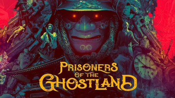 Картинка кино+фильмы prisoners+of+the+ghostland маска фигуры вещи часы дом