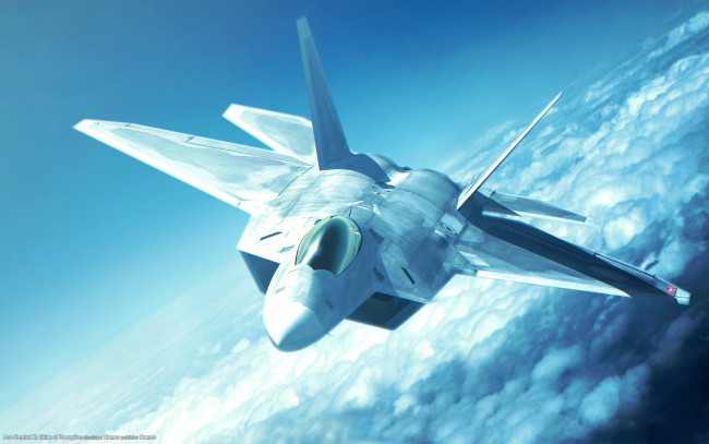 Обои картинки фото видео игры, ace combat x,  skies of deception, самолет, небо, полет, облака