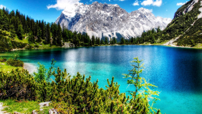 Обои картинки фото lake seebensee, tyrol, austria, природа, реки, озера, lake, seebensee