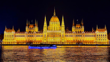 обоя hungarian parliament building, города, будапешт , венгрия, hungarian, parliament, building