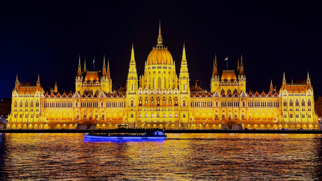 Обои картинки фото hungarian parliament building, города, будапешт , венгрия, hungarian, parliament, building