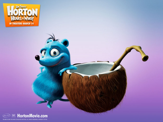 Обои картинки фото horton, hears, who, мультфильмы