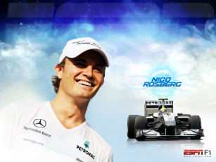 Картинка nico rosberg 2010 спорт формула 1 пилот