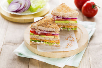 Картинка cajun+chicken+club+sandwich еда бутерброды +гамбургеры +канапе бутерброд сэндвич