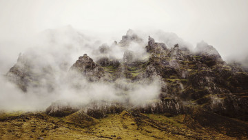 Картинка природа горы туман