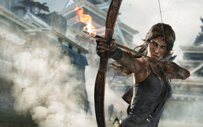 Обои картинки фото tomb raider 2013, видео игры, стрела, лук