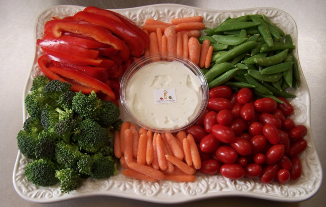 Обои картинки фото еда, овощи, перец, капуста, помидоры, горох