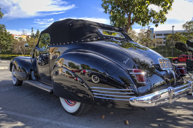 Обои картинки фото 1941 packard 180 darrin victoria, автомобили, выставки и уличные фото, автошоу, выставка