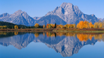 Картинка природа реки озера озеро горы отражение