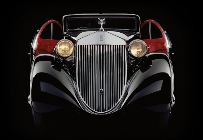 Обои картинки фото rolls-royce phantom i jonckheere aerodynamic coupe 1925, автомобили, rolls-royce, 1925, coupe, aerodynamic, i, jonckheere, phantom